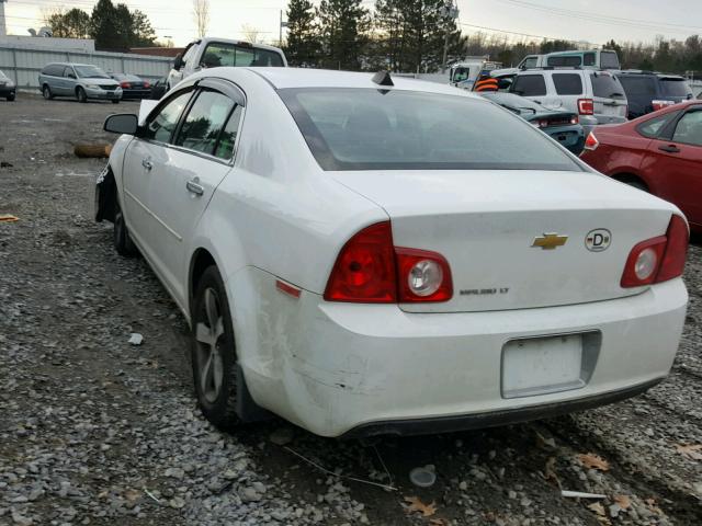 1G1ZC5EU1CF397641 - 2012 CHEVROLET MALIBU 1LT 白色 照片 3