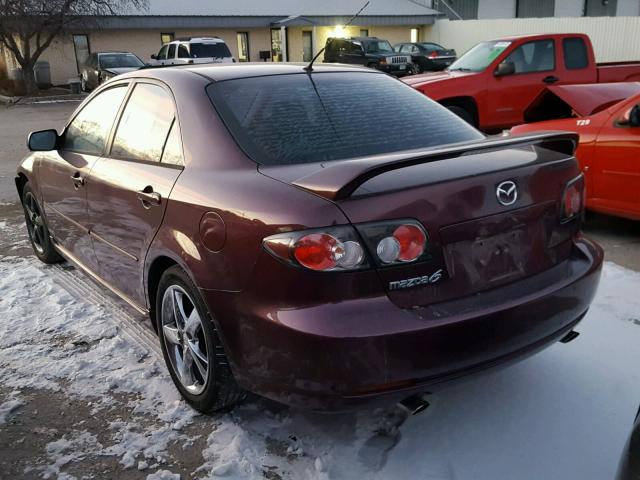 1YVHP80C265M25250 - 2006 MAZDA 6 I BURGUNDY photo 3