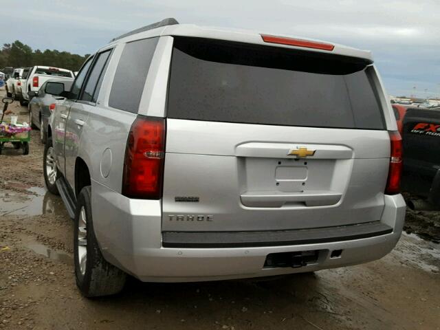 1GNSCAKC9GR263050 - 2016 CHEVROLET TAHOE C150 SILVER photo 3