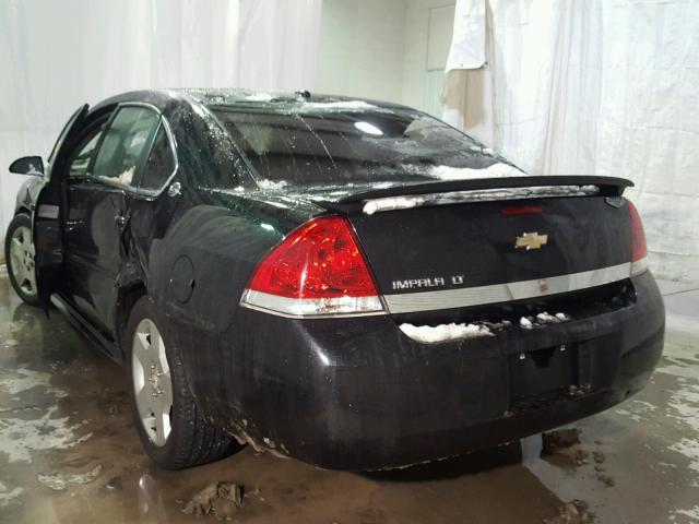 2G1WV58N781273504 - 2008 CHEVROLET IMPALA 50T BLACK photo 3