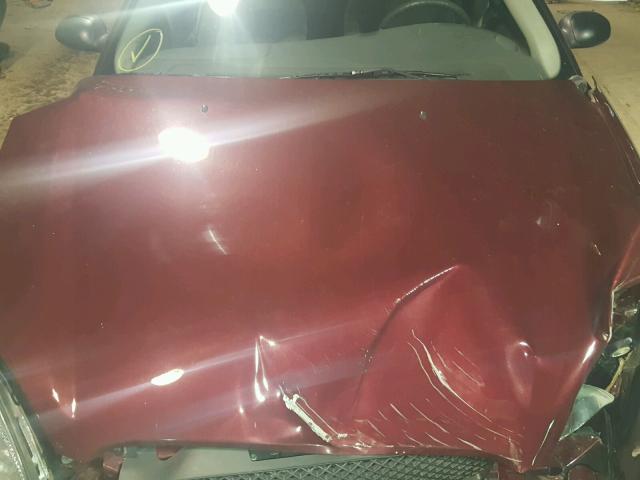 1FAFP53U25A186505 - 2005 FORD TAURUS SE BURGUNDY photo 7