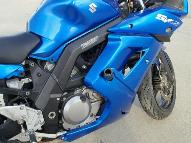 JS1VP53A472102171 - 2007 SUZUKI SV650 BLUE photo 9