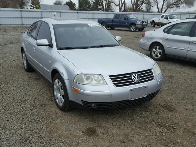 WVWTH63BX3P333422 - 2003 VOLKSWAGEN PASSAT GLX SILVER photo 1