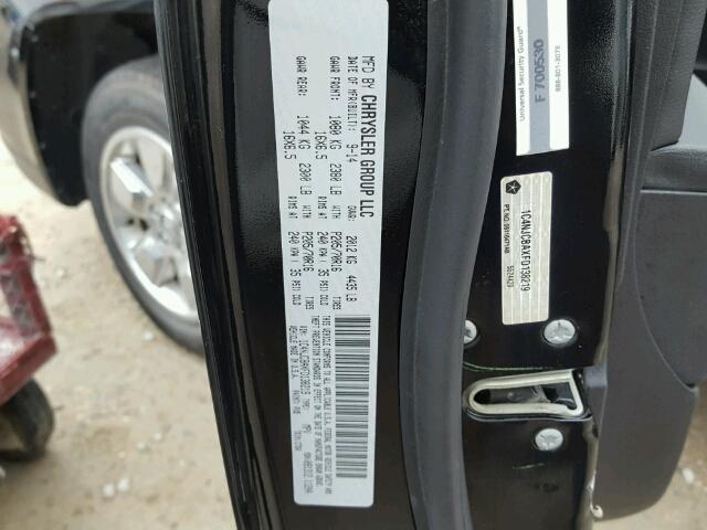 1C4NJCBAXFD138219 - 2015 JEEP COMPASS SP შავი ფოტო 10