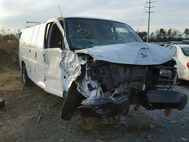 1GCZGUBA9E1207889 - 2014 CHEVROLET EXPRESS G3 WHITE photo 1