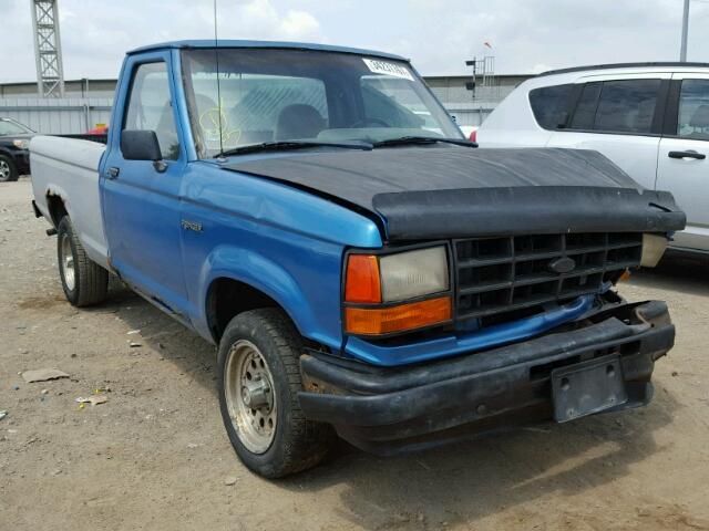 1FTCR10U0NUA86597 - 1992 FORD RANGER BLUE photo 1