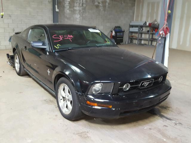 1ZVFT80N375277814 - 2007 FORD MUSTANG BLACK photo 1