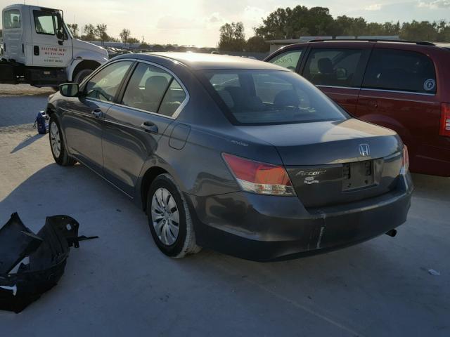 1HGCP2F39AA123041 - 2010 HONDA ACCORD LX GRAY photo 3