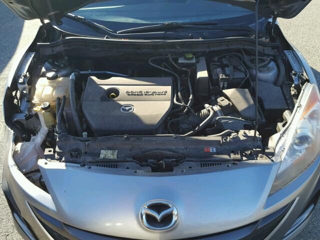 JM1BL1H64A1261853 - 2010 MAZDA 3 S GRAY photo 7