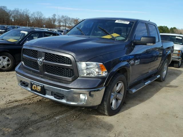 1C6RR6LT8FS661124 - 2015 RAM 1500 SLT GRAY photo 2