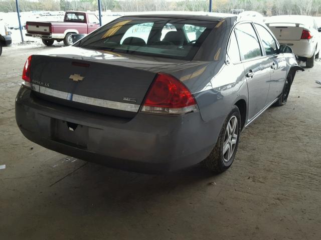 2G1WB58K489266011 - 2008 CHEVROLET IMPALA LS GRAY photo 4