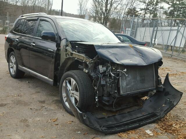 5TDYK3EH3CS064788 - 2012 TOYOTA HIGHLANDER BLACK photo 1