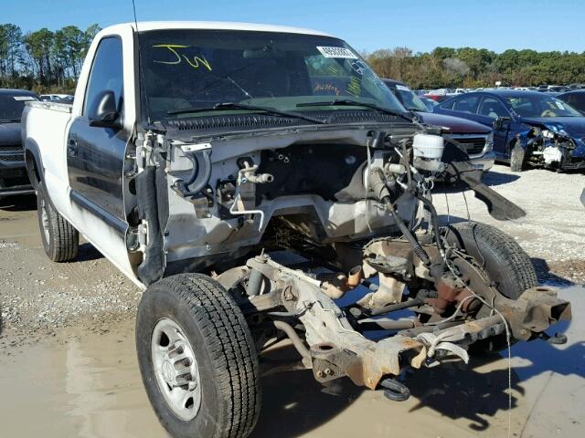 1GCHC24U47E136275 - 2007 CHEVROLET SILVERADO WHITE photo 1