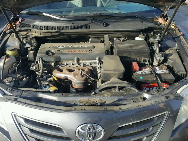 4T1BE46K99U841729 - 2009 TOYOTA CAMRY BASE GRAY photo 7