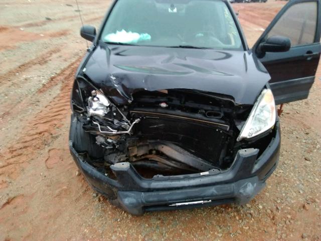 JHLRD78894C043211 - 2004 HONDA CR-V EX BLACK photo 7