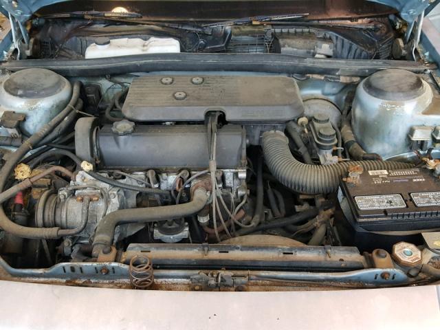 1B3BD39K3HF313122 - 1987 DODGE ARIES LE BLUE photo 7