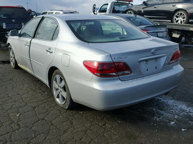 JTHBA30G255065462 - 2005 LEXUS ES 330 SILVER photo 3