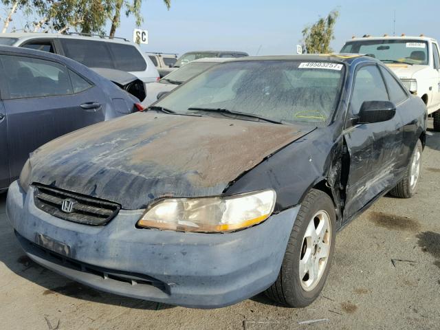 1HGCG2251XA029607 - 1999 HONDA ACCORD EX BLACK photo 2