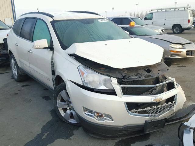 1GNKRLED8CJ320359 - 2012 CHEVROLET TRAVERSE L WHITE photo 1