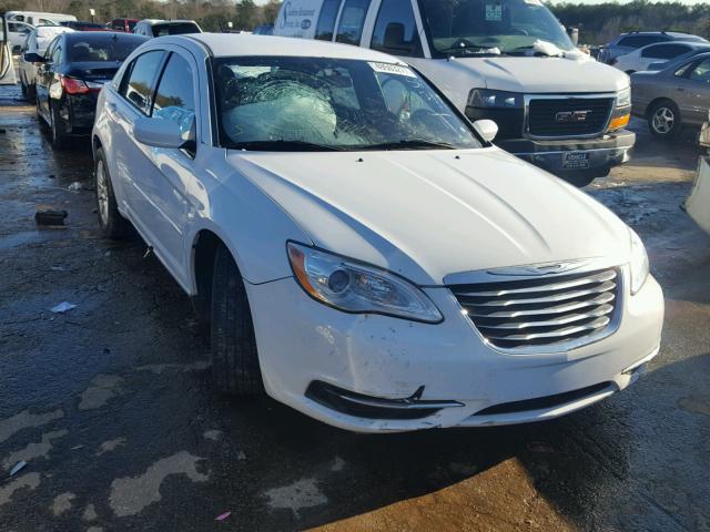 1C3CCBAB9CN208552 - 2012 CHRYSLER 200 LX WHITE photo 1