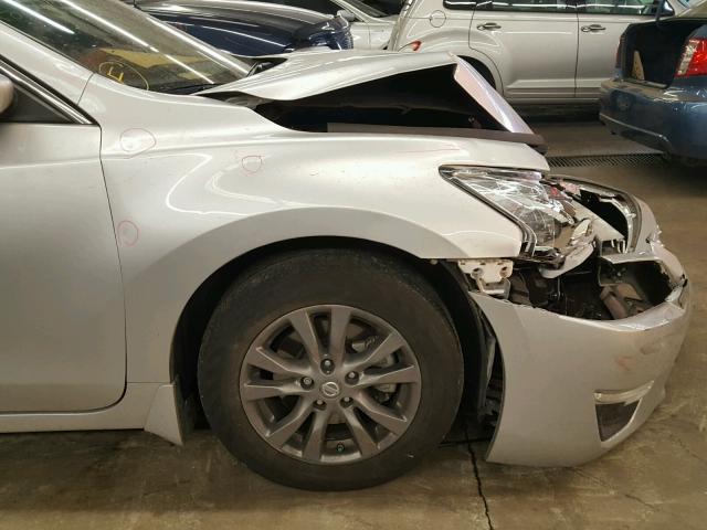 1N4AL3APXFC473555 - 2015 NISSAN ALTIMA 2.5 SILVER photo 9