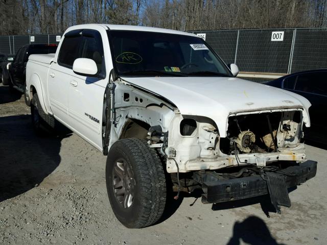 5TBDT48114S462690 - 2004 TOYOTA TUNDRA DOU WHITE photo 1