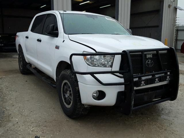 5TFDY5F13BX185842 - 2011 TOYOTA TUNDRA CRE WHITE photo 1