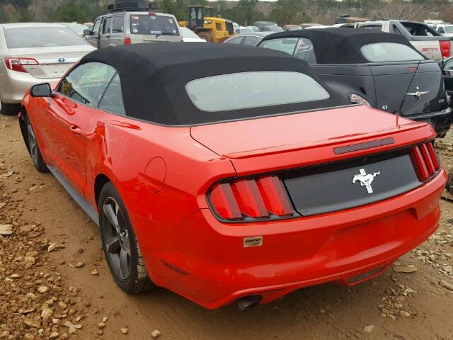 1FATP8EM2F5371701 - 2015 FORD MUSTANG RED photo 3