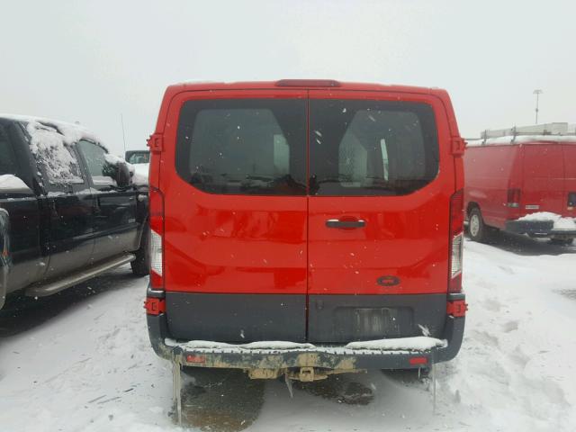 1FTYR1ZM8GKA73393 - 2016 FORD TRANSIT T- RED photo 6