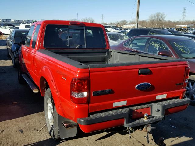 1FTZR45E46PA91332 - 2006 FORD RANGER SUP RED photo 3