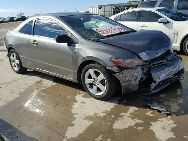 2HGFG12898H537425 - 2008 HONDA CIVIC EX GRAY photo 1
