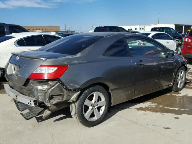 2HGFG12898H537425 - 2008 HONDA CIVIC EX GRAY photo 4