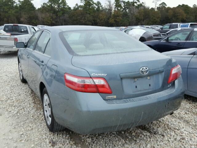 4T1BE46K19U827341 - 2009 TOYOTA CAMRY BASE TEAL photo 3