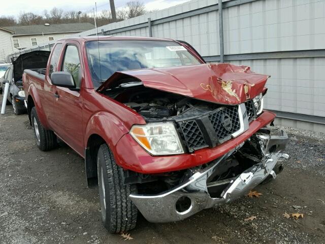 1N6AD06WX7C428720 - 2007 NISSAN FRONTIER K RED photo 1