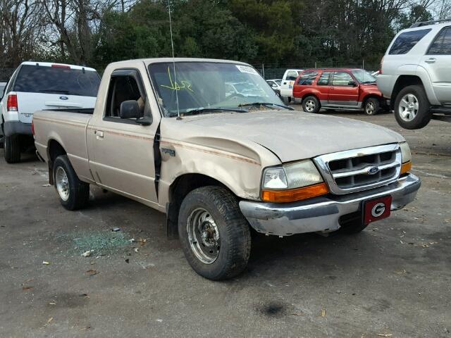 1FTYR10U1WUC38636 - 1998 FORD RANGER TAN photo 1