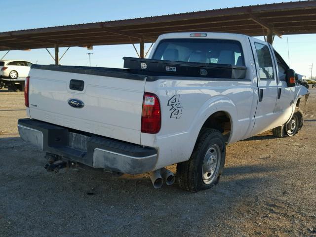 1FT7W2BTXGEB11071 - 2016 FORD F250 SUPER WHITE photo 4