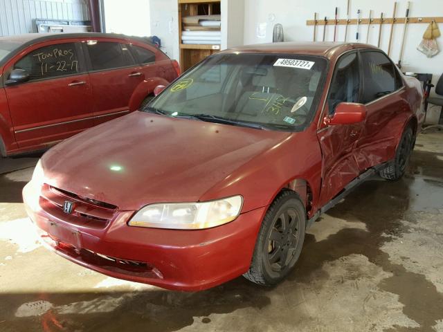 JHMCG5679YC003112 - 2000 HONDA ACCORD SE RED photo 2