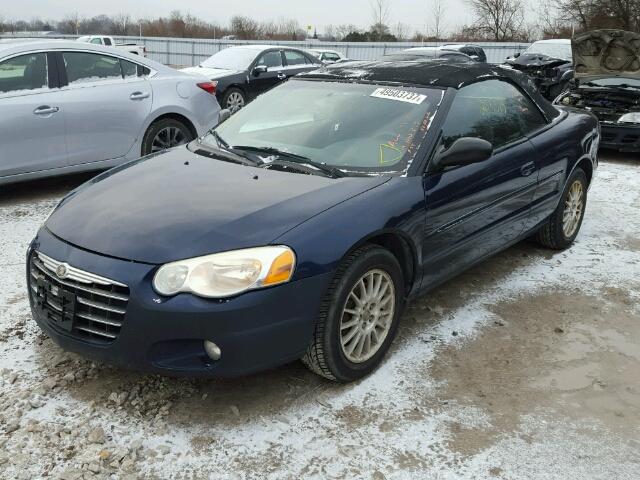 1C3EL55R76N258646 - 2006 CHRYSLER SEBRING TO BLUE photo 2