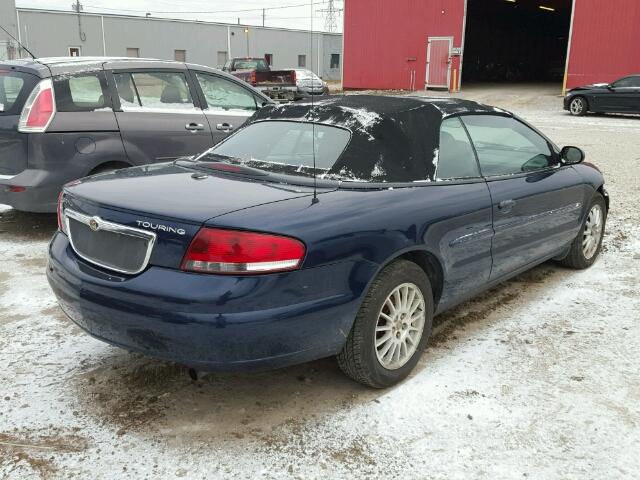 1C3EL55R76N258646 - 2006 CHRYSLER SEBRING TO BLUE photo 4