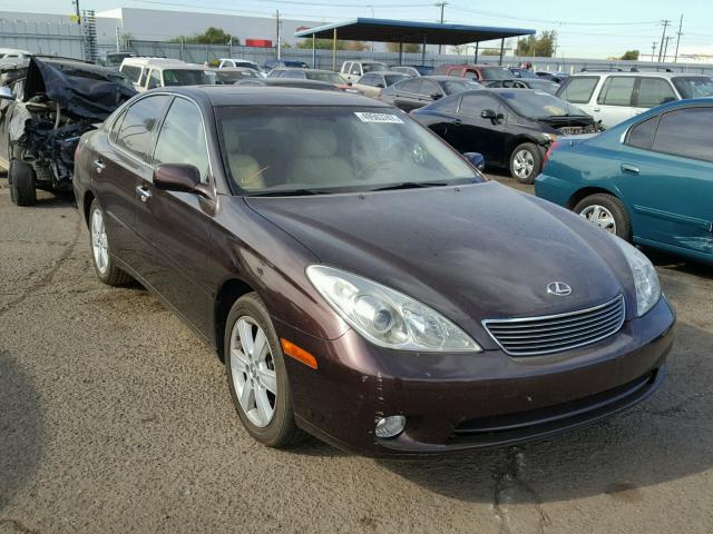 JTHBA30G355100686 - 2005 LEXUS ES 330 PURPLE photo 1