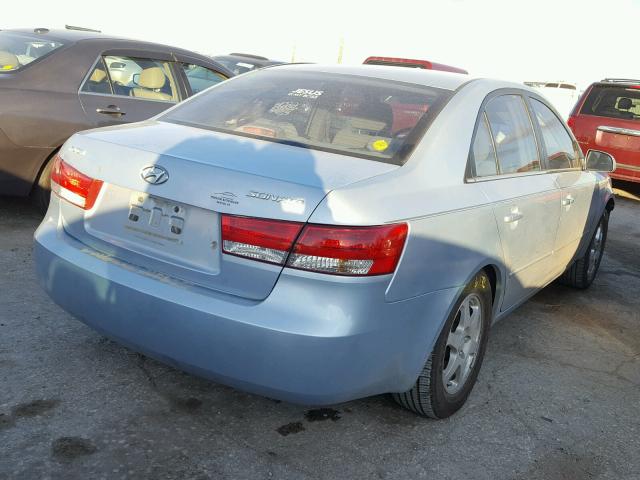 5NPEU46C16H128844 - 2006 HYUNDAI SONATA GLS SILVER photo 4