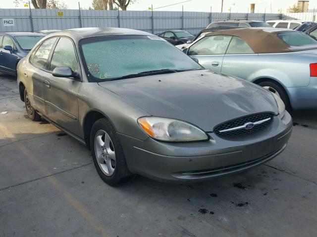 1FAFP53U01G150738 - 2001 FORD TAURUS SE GREEN photo 1