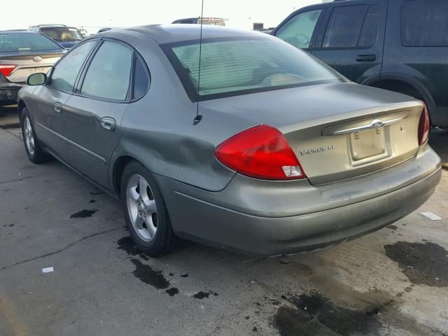 1FAFP53U01G150738 - 2001 FORD TAURUS SE GREEN photo 3