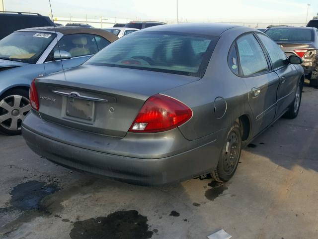 1FAFP53U01G150738 - 2001 FORD TAURUS SE GREEN photo 4