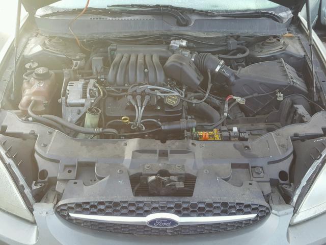 1FAFP53U01G150738 - 2001 FORD TAURUS SE GREEN photo 7