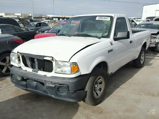 1FTYR10D38PA71956 - 2008 FORD RANGER WHITE photo 2