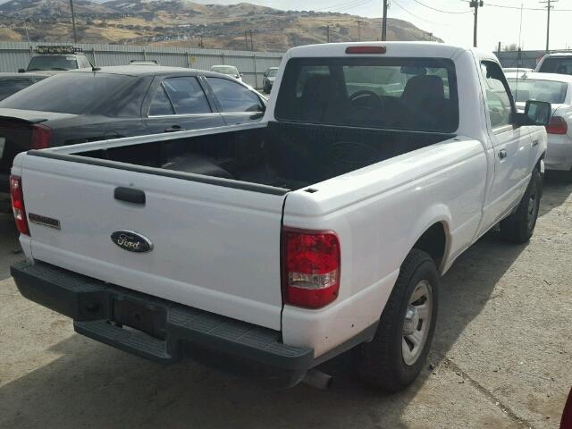 1FTYR10D38PA71956 - 2008 FORD RANGER WHITE photo 4