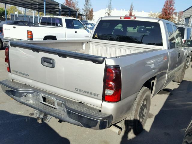 2GCEC19T941282827 - 2004 CHEVROLET SILVERADO SILVER photo 4