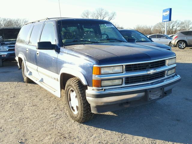 1GNFK16R7VJ379376 - 1997 CHEVROLET SUBURBAN K BLUE photo 1