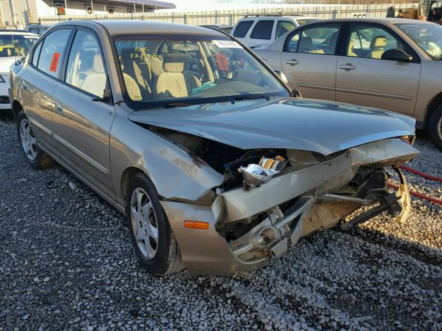 KMHDN46D16U261347 - 2006 HYUNDAI ELANTRA GL GOLD photo 1